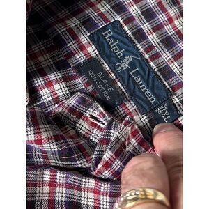 Ralph‎ Lauren Dress Shirt Blake Long Sleeve Plaid Button Up Mens Size XL